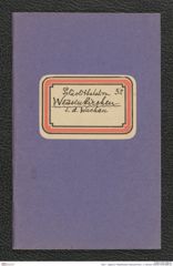 Seite 1, Tagebuch "Paläolithstation Weissenkirchen i. d. Wachau" (NHMW-PRAE-BBB-52)